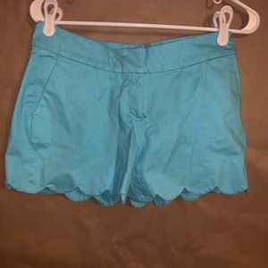 Scalloped trim shorts
